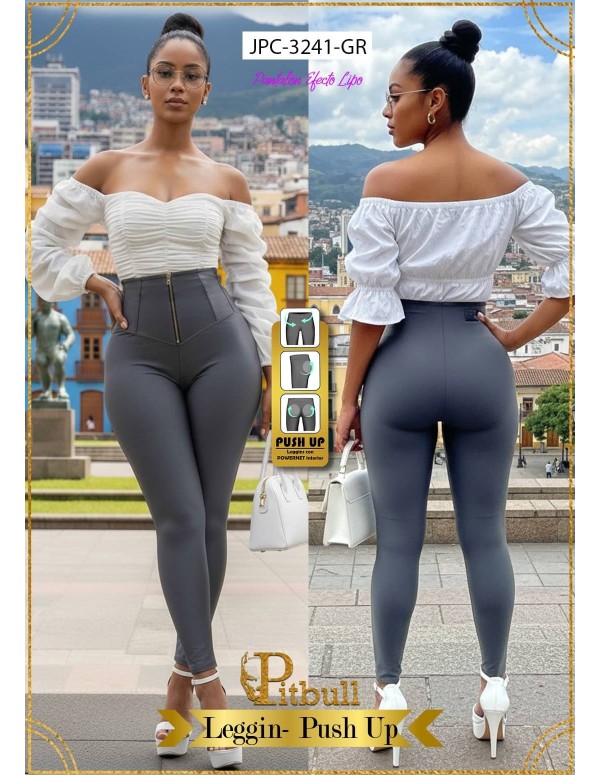 Leggin Efecto Lipo Colombiano Pitbull JPC3241 | Moldea Tu Figura
