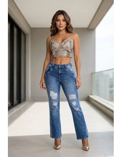 Pantalon Tiro Alto - PB7416 2