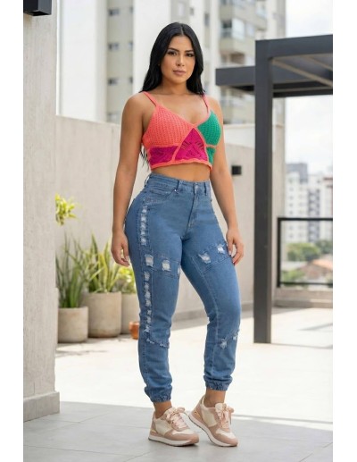 Pantalon Tiro Alto - PB7469 2