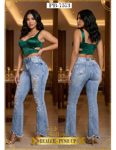 Pantalon Cintura Alta Pitbull PB7573