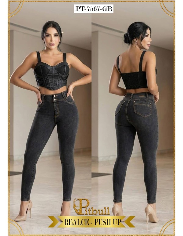 Pantalon Push Up Vaquero Pitbull - PT7567