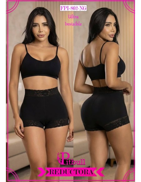Faja Reductora Pitbull FPI862 Efecto Ultrainvisible y Moldeador