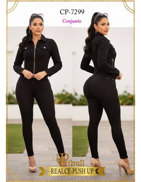 onjunto Vaquero Pitbull CP-7299 | Realce Push Up Colombiano