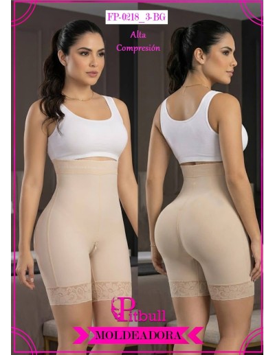Faja reductora tipo short - Pitbull - Ref. FP0218 - comodidad y moldeado en una sola prenda